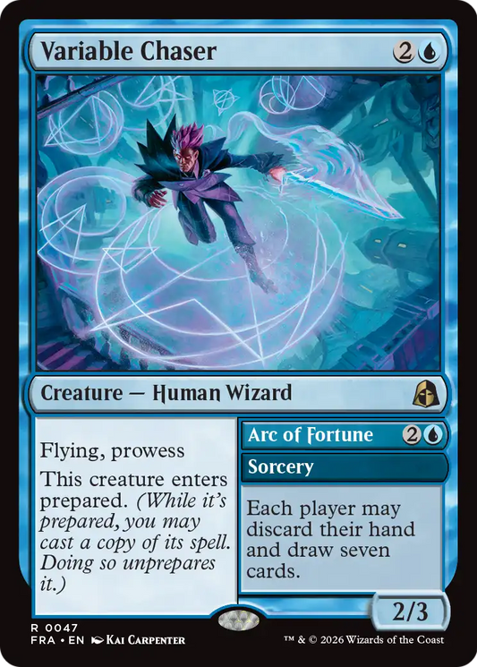 Variable Chaser // Arc of Fortune (47) (Foil) - NM - front