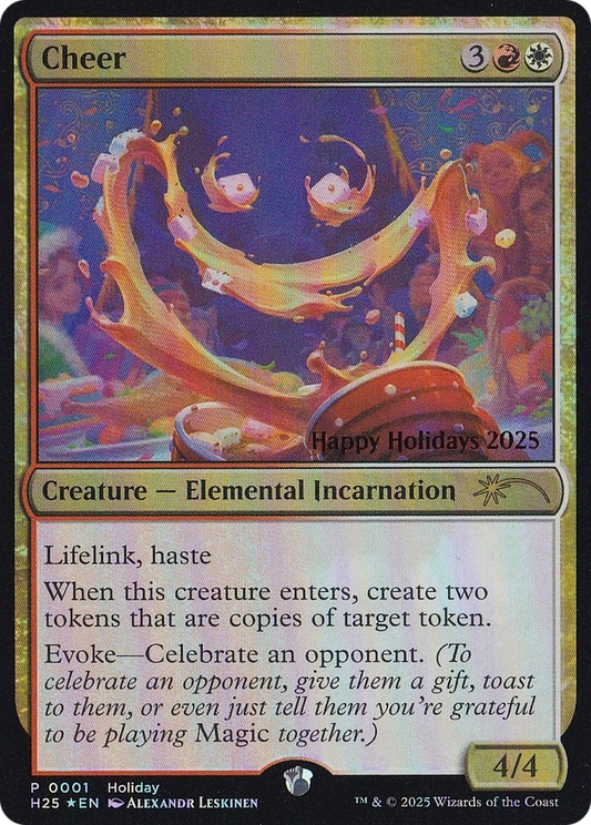 Cheer (25) (Foil) - NM - front