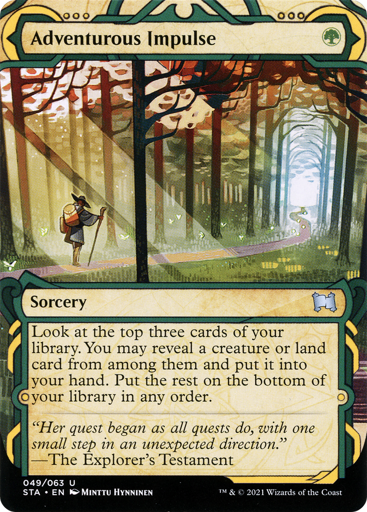 Adventurous Impulse (Foil Etched) () () - LP - front