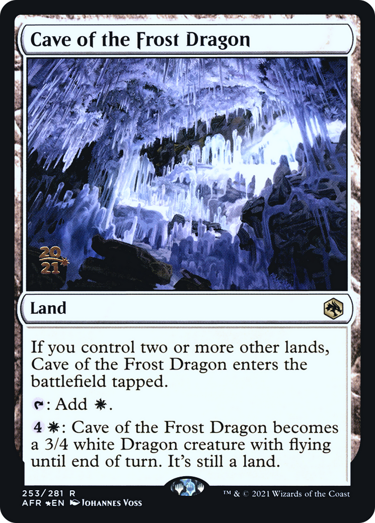 Cave of the Frost Dragon (253s) (Foil) - LP - front