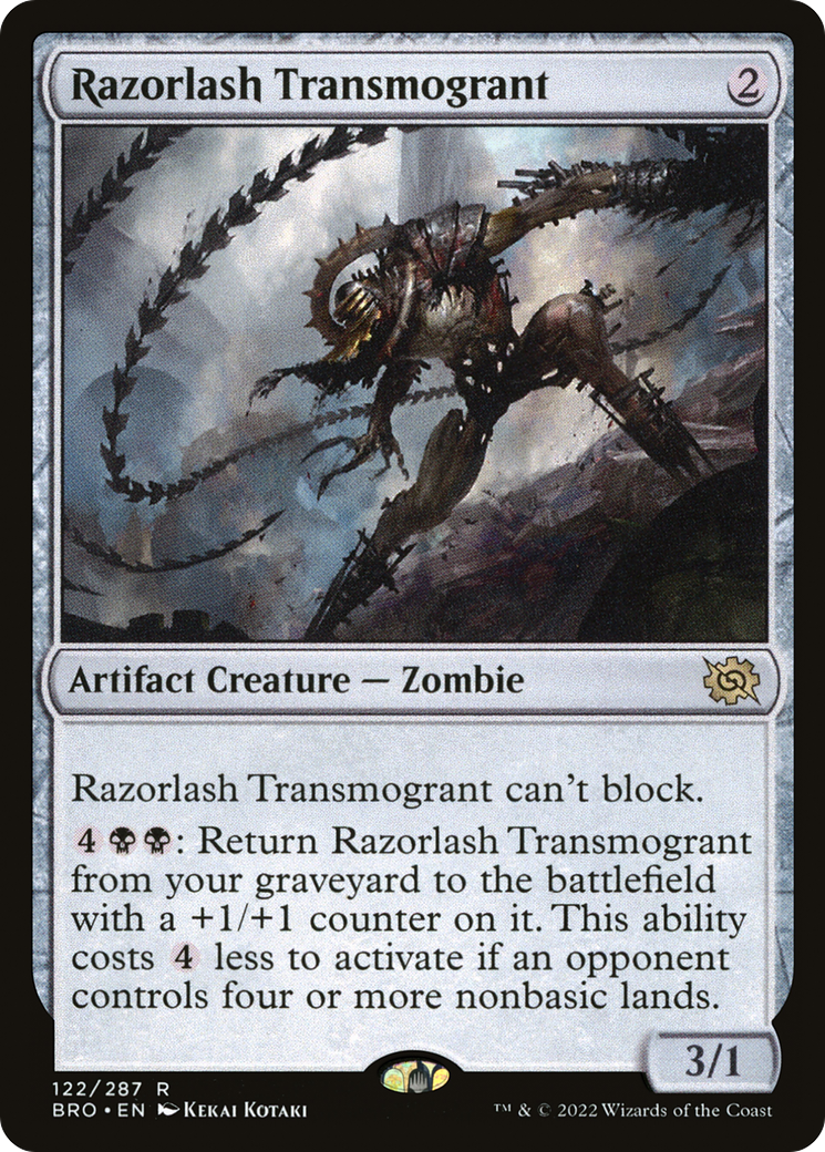 Razorlash Transmogrant (122) - LP - front