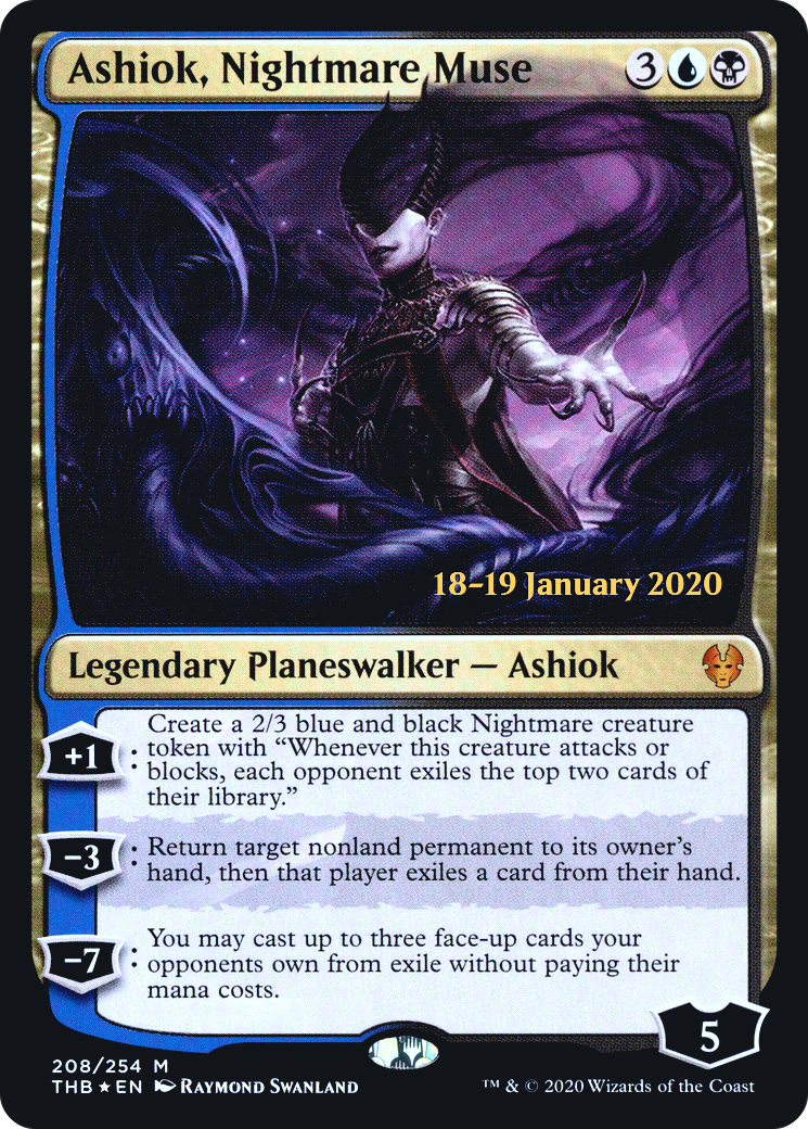 Ashiok, Nightmare Muse (208s) (Foil) - NM - front