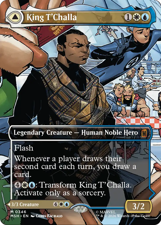 King T'Challa // Black Panther, Hope Enduring (346) - BORDERLESS (Foil) - NM - front