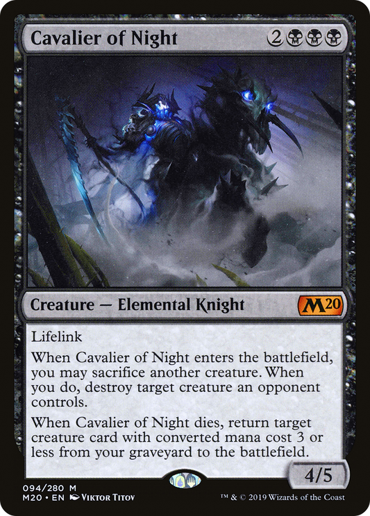 Cavalier of Night (94) - NM - front