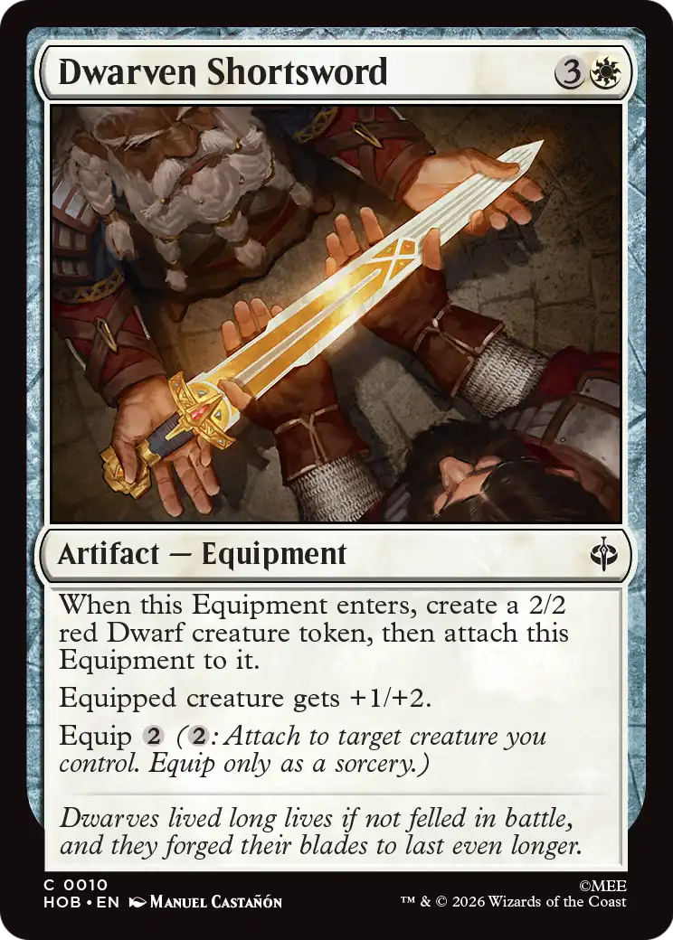 Dwarven Shortsword (10) - LP - front