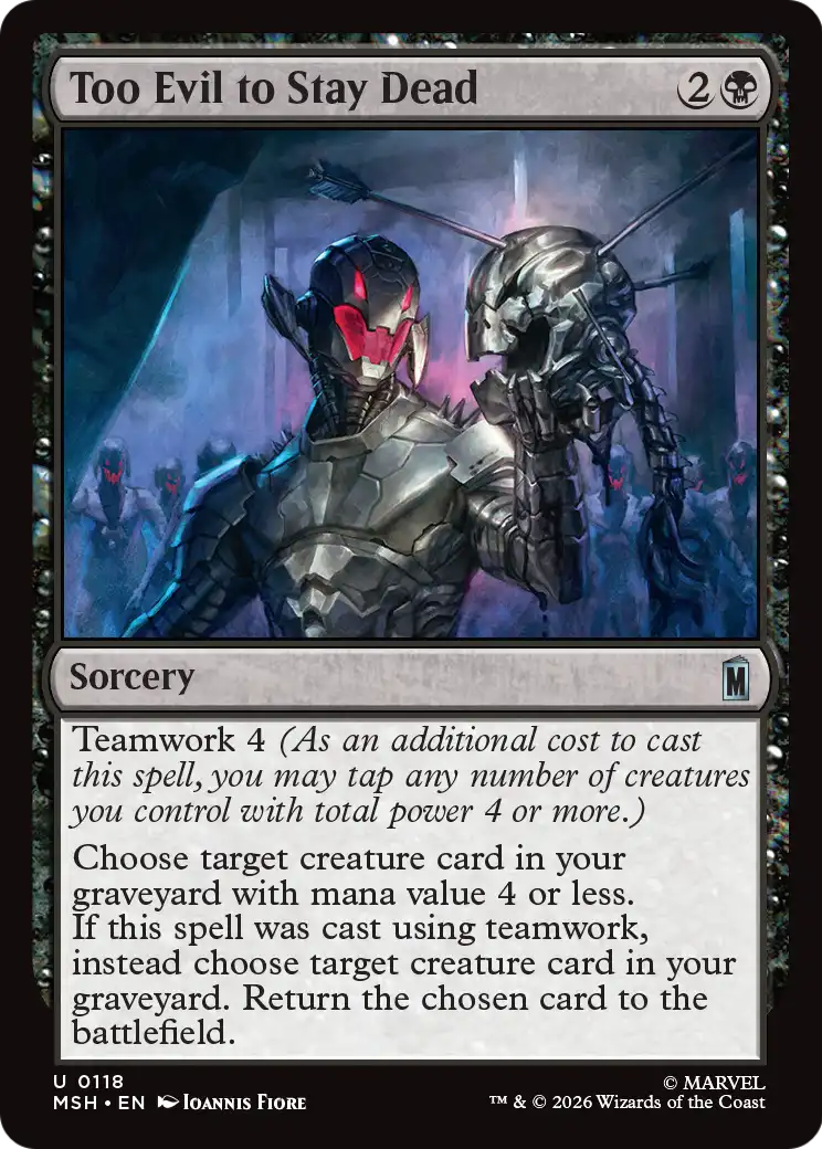 Too Evil to Stay Dead (118) - NM - front