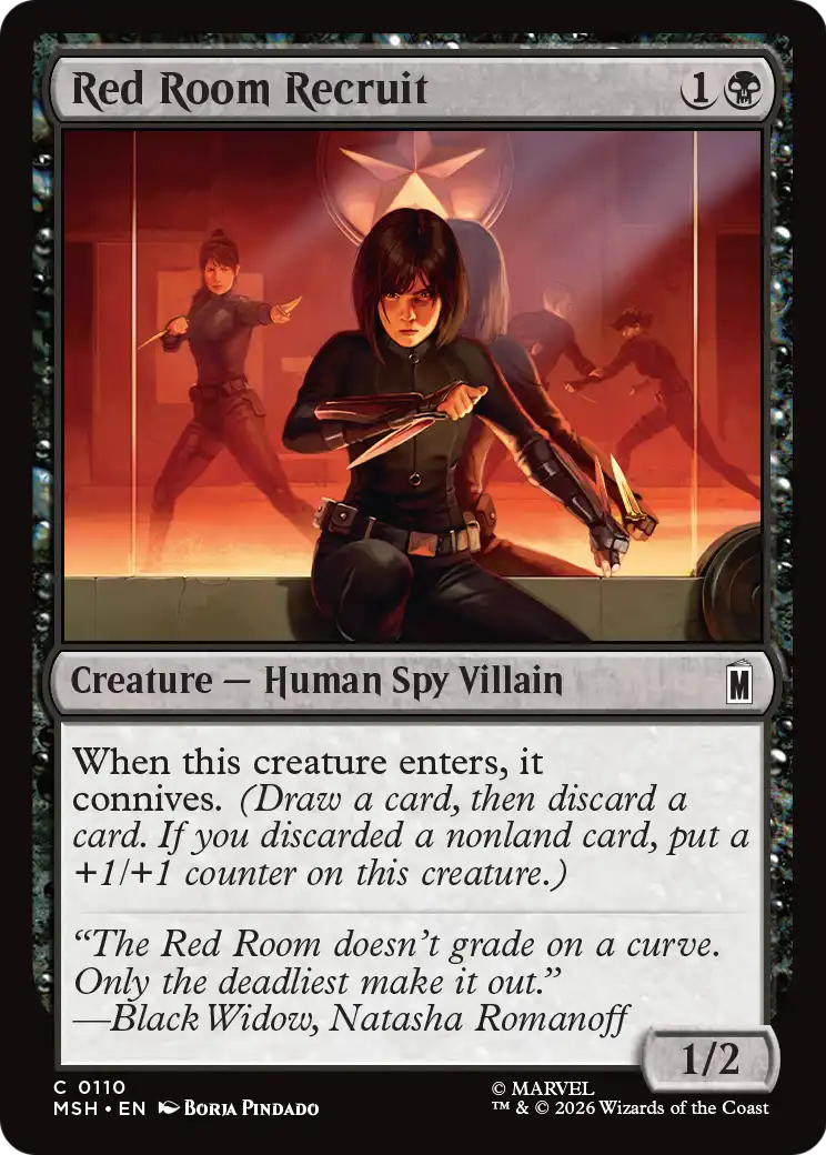Red Room Recruit (110) - NM - front