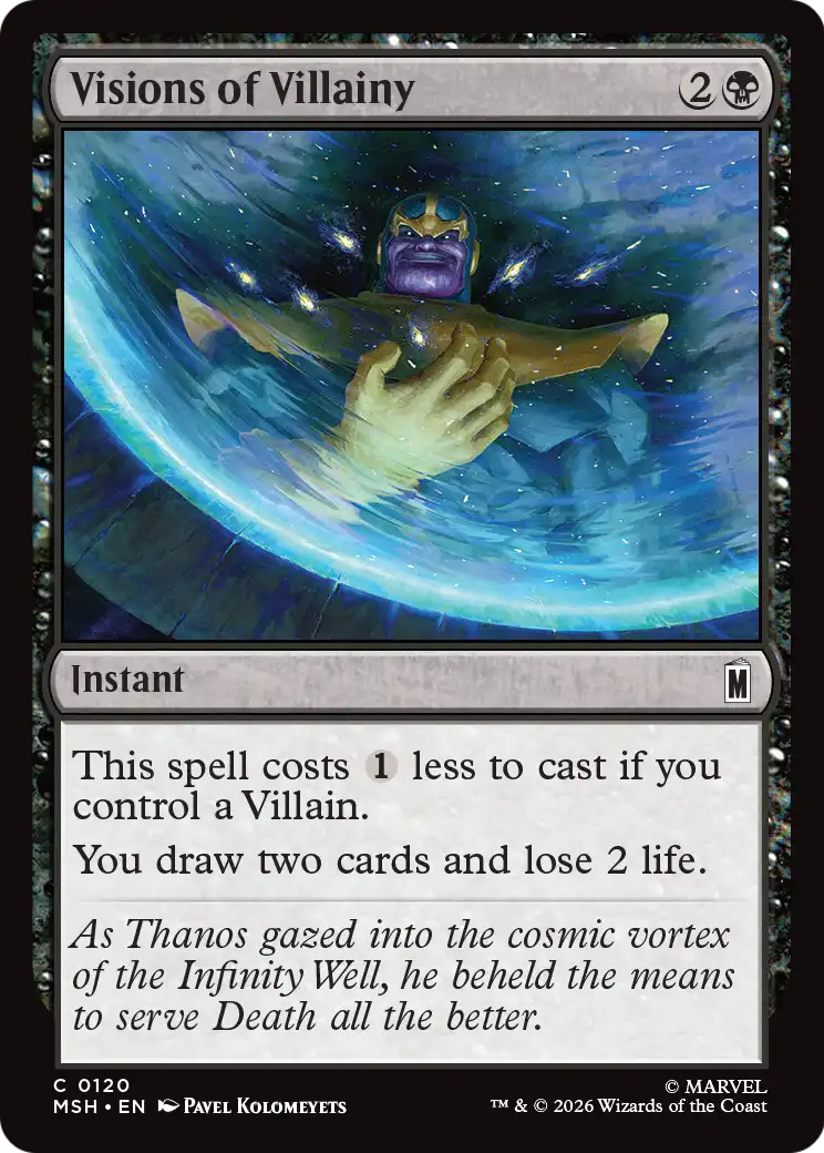 Visions of Villainy (120) - NM - front