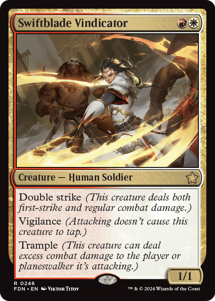 Swiftblade Vindicator (246) - NM - front