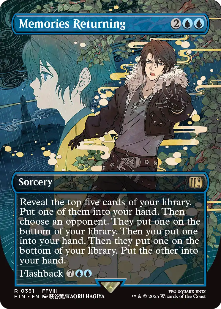 Memories Returning (331) - BORDERLESS - FULL ART - NM - front
