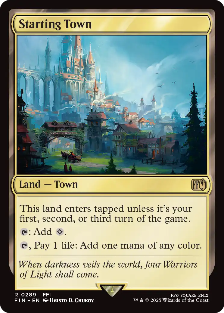 Starting Town (289) - NM - front