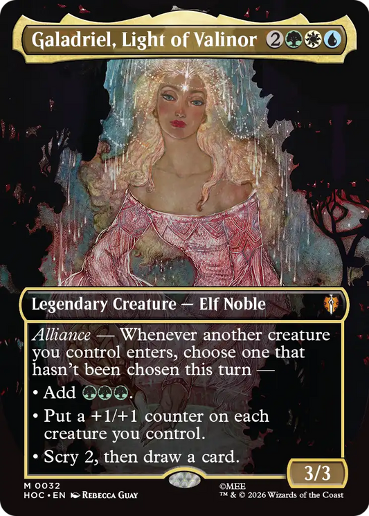 Galadriel, Light of Valinor (32) - BORDERLESS - NM - front